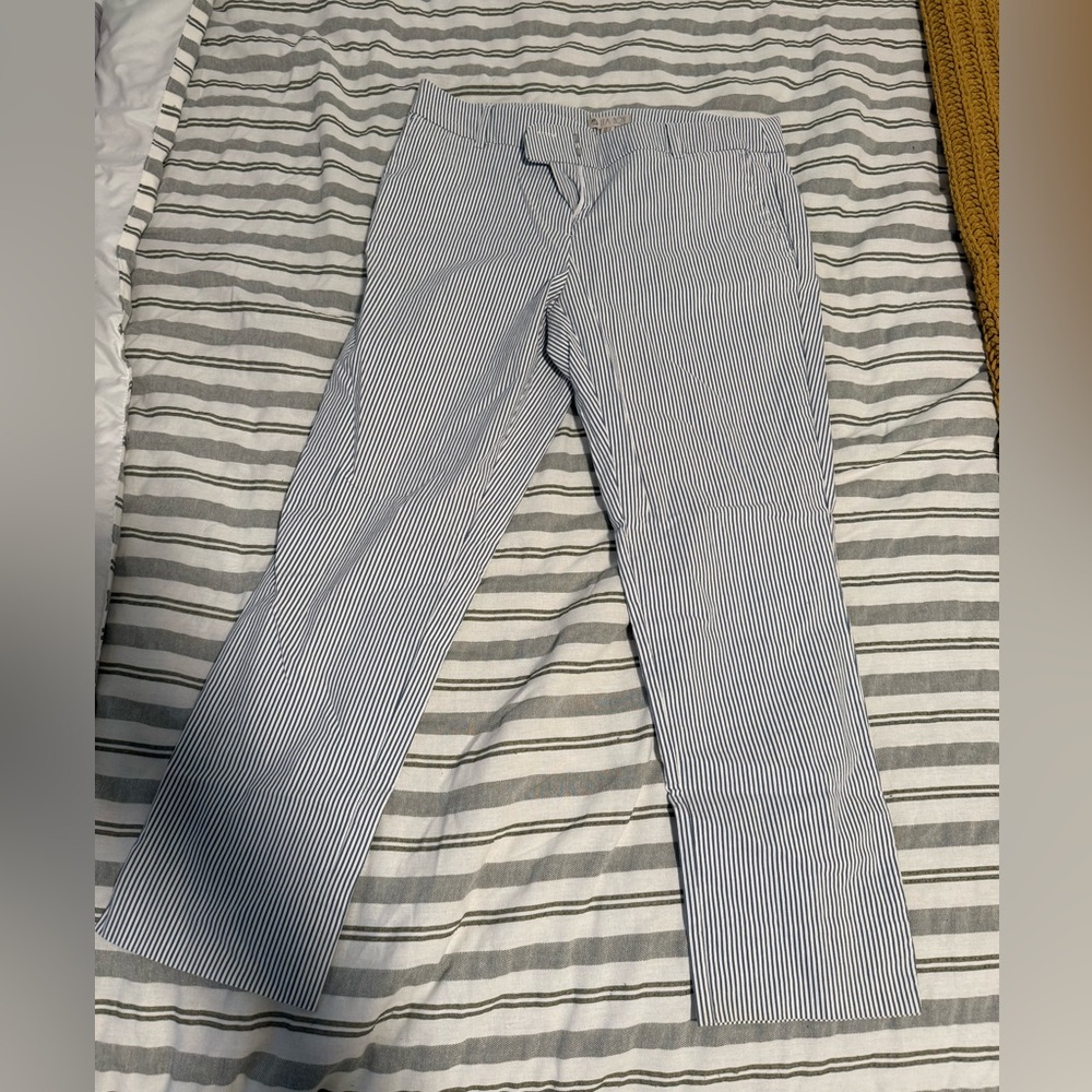 Lila Rose Black and White Cropped Pants